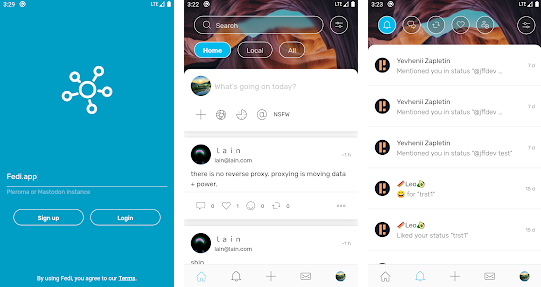 Fedi for Pleroma and Mastodon